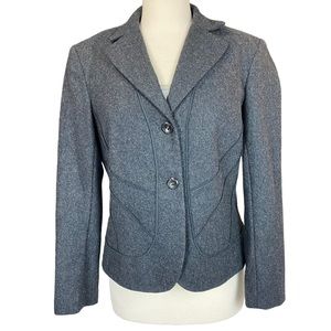 🌟🌟Host Pick✨✨HARVE BENARD Petite Long Sleeve Wool Blend Blazer Jacket Size 10